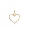 Colgante Ouro Open Heart