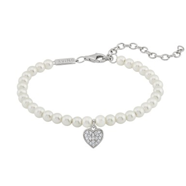 Mum Heart Pearls Bracelet