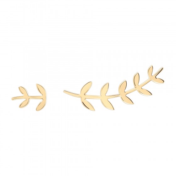 Matchy Climber Leaf Earrings