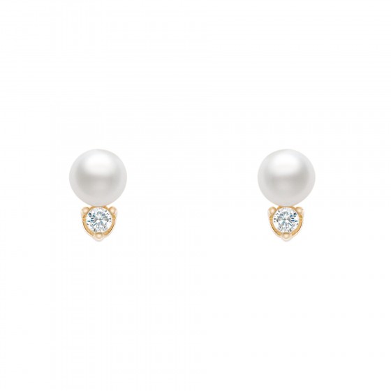 Pearls Golden Earrings