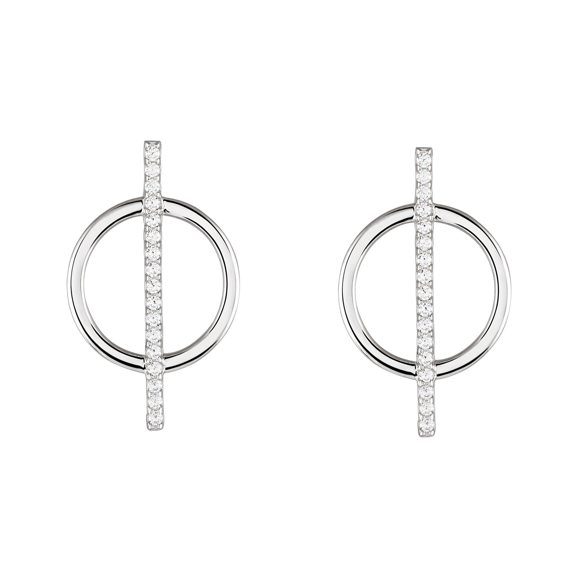 Brincos Glow Circle & Bar