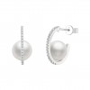 Pendientes Classy Pearl Cz