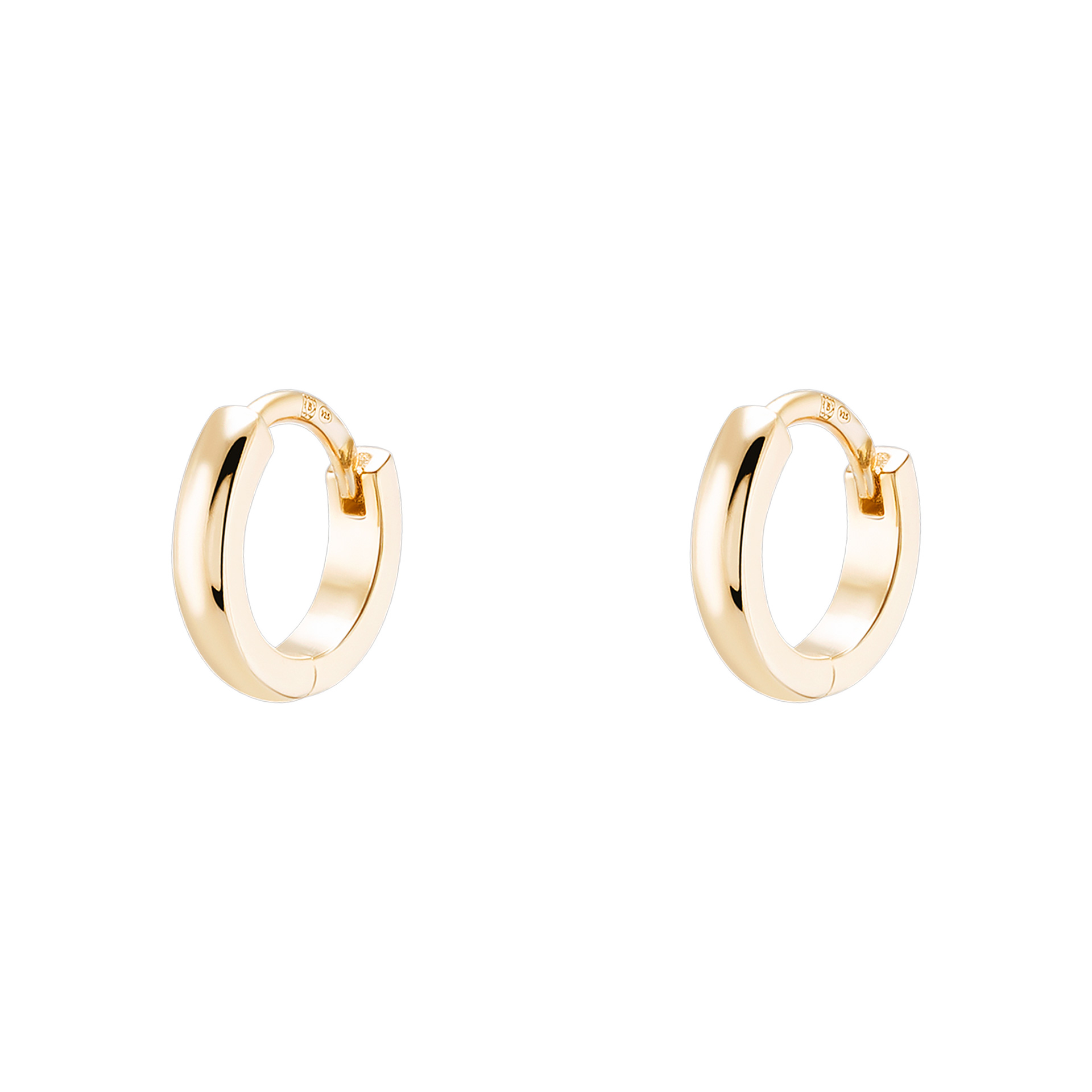 Classy Golden Hoops