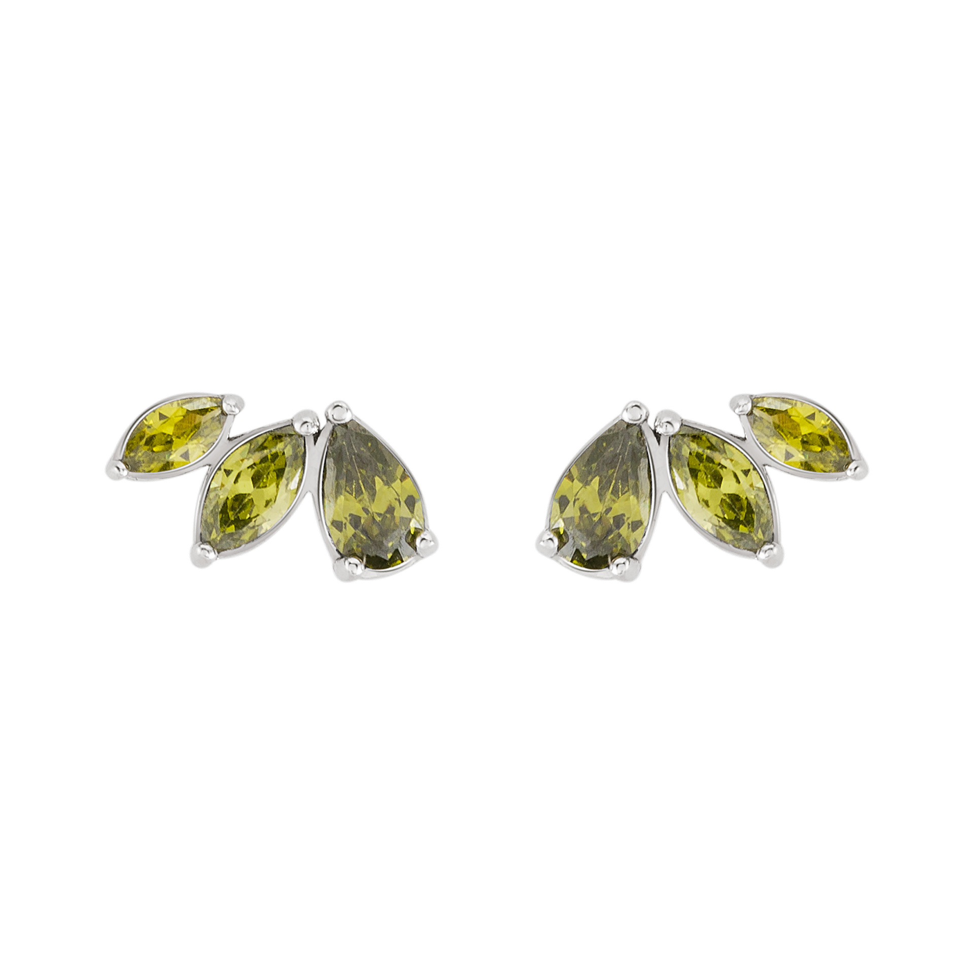 Brincos Matchy Color 3 Elements Olivine