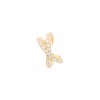 Classy Crossed Golden Ear Cuff