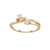 Anel Classy Multiple Solitaire Golden