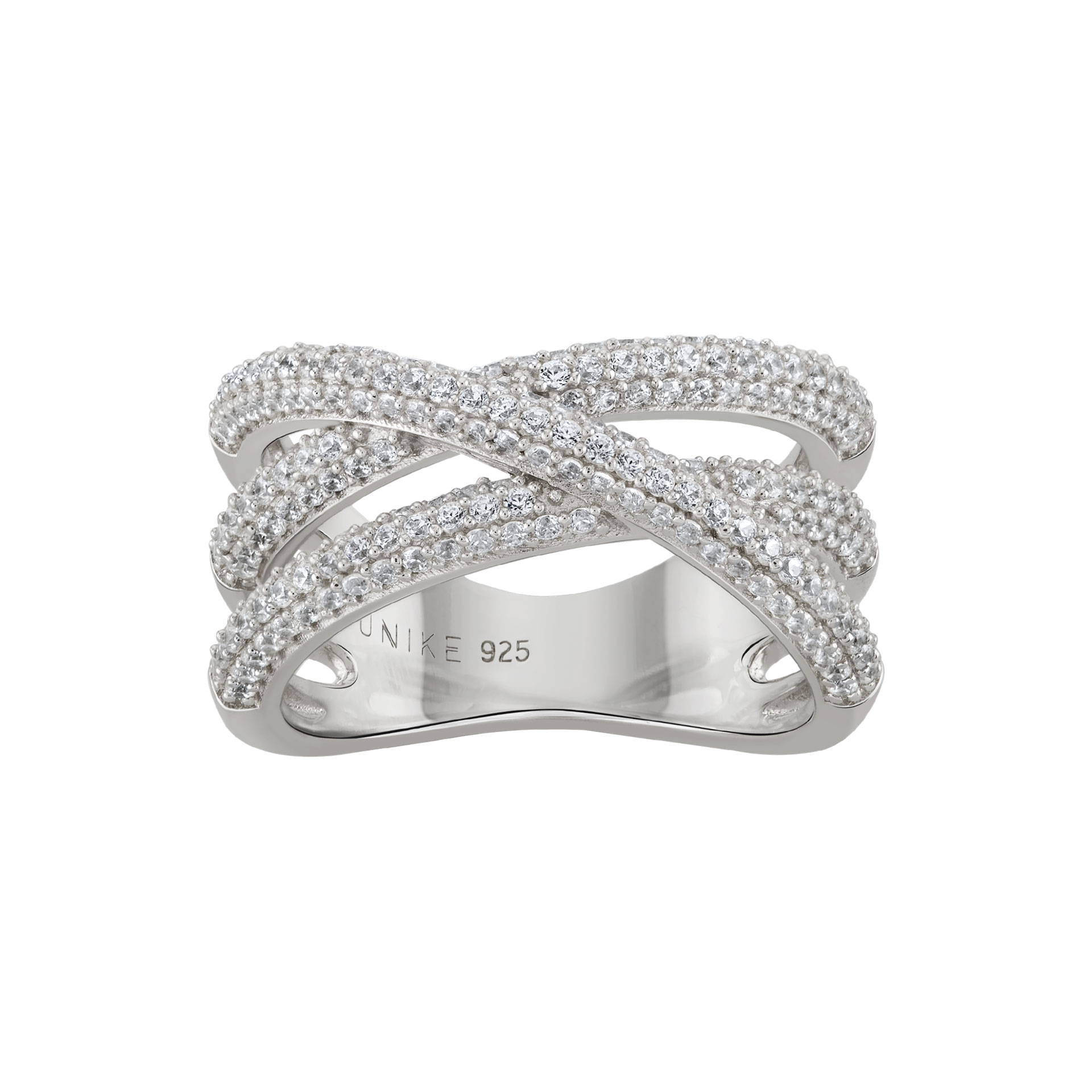 Anillo Glow Cross Silver