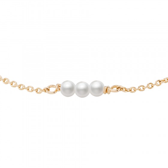 Pearls Golden Bracelet