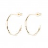 Fun Waves Golden Hoops