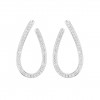 Classy Shiny Oval Earrings