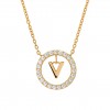 Collar Classy Letter V