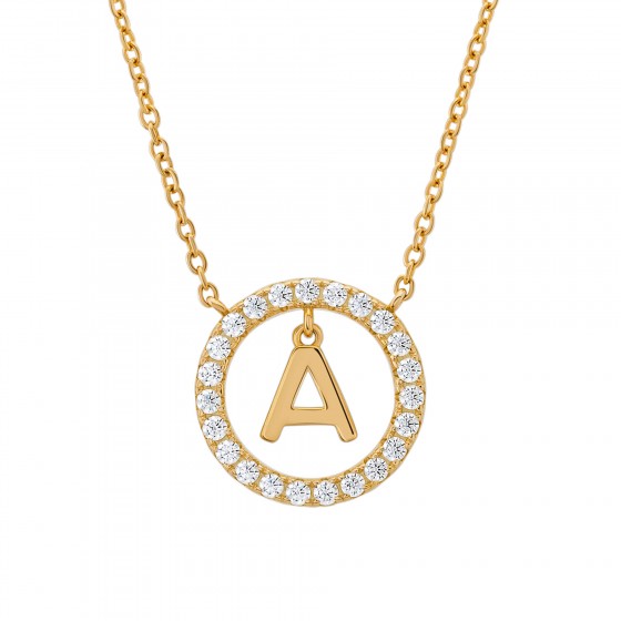 Classy Letter A Necklace