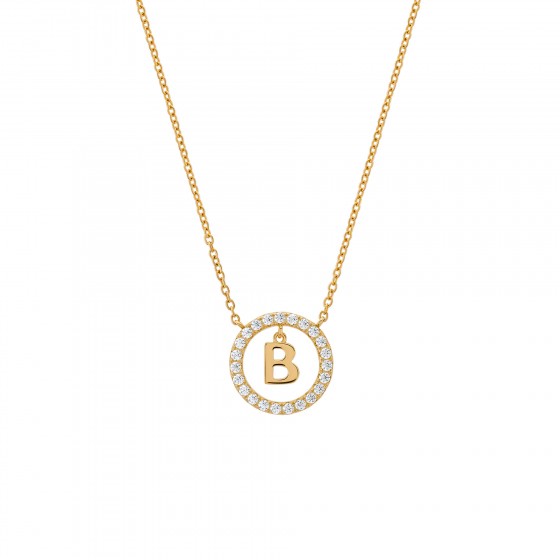 Classy Letter B Necklace