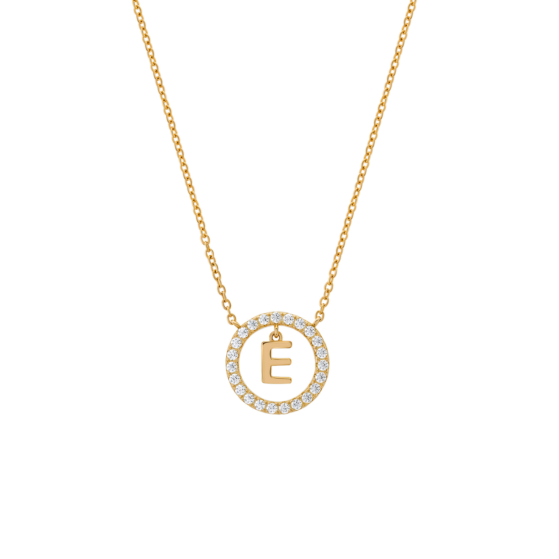 Letter E Necklace