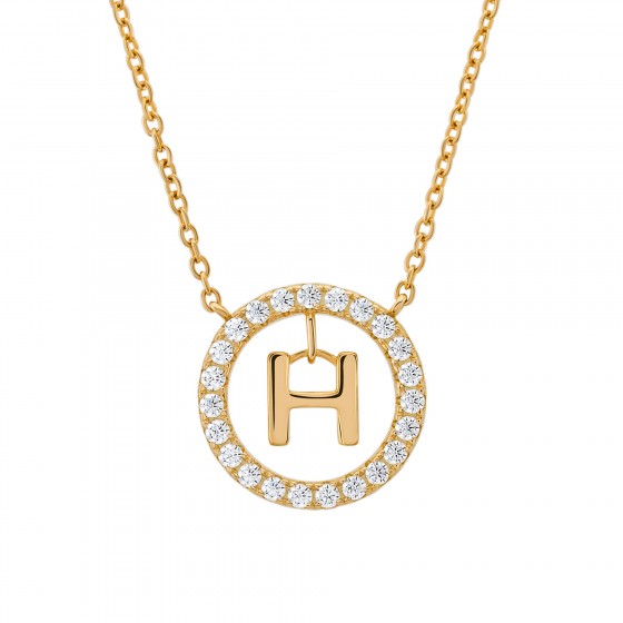 Classy Letter H Necklace