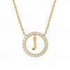 Classy Letter J Necklace