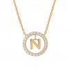 Collar Classy Letter N