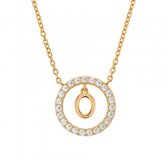 Classy Letter O Necklace