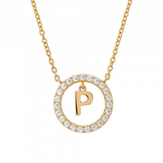 Classy Letter P Necklace