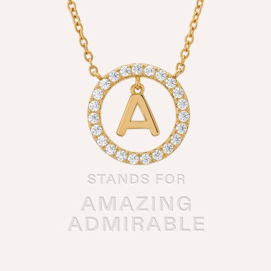 Collar Letra A