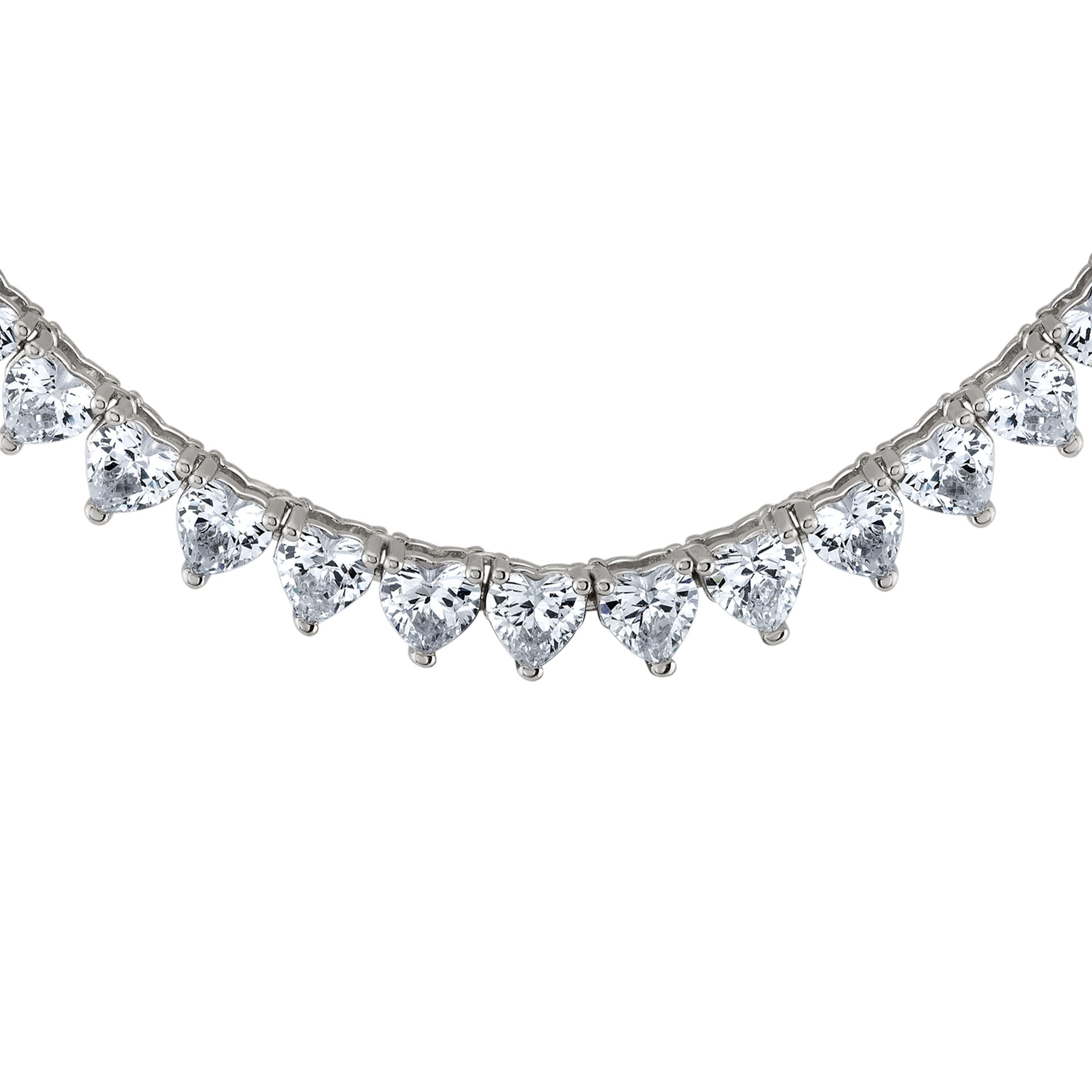 Party Tennis Heart Necklace