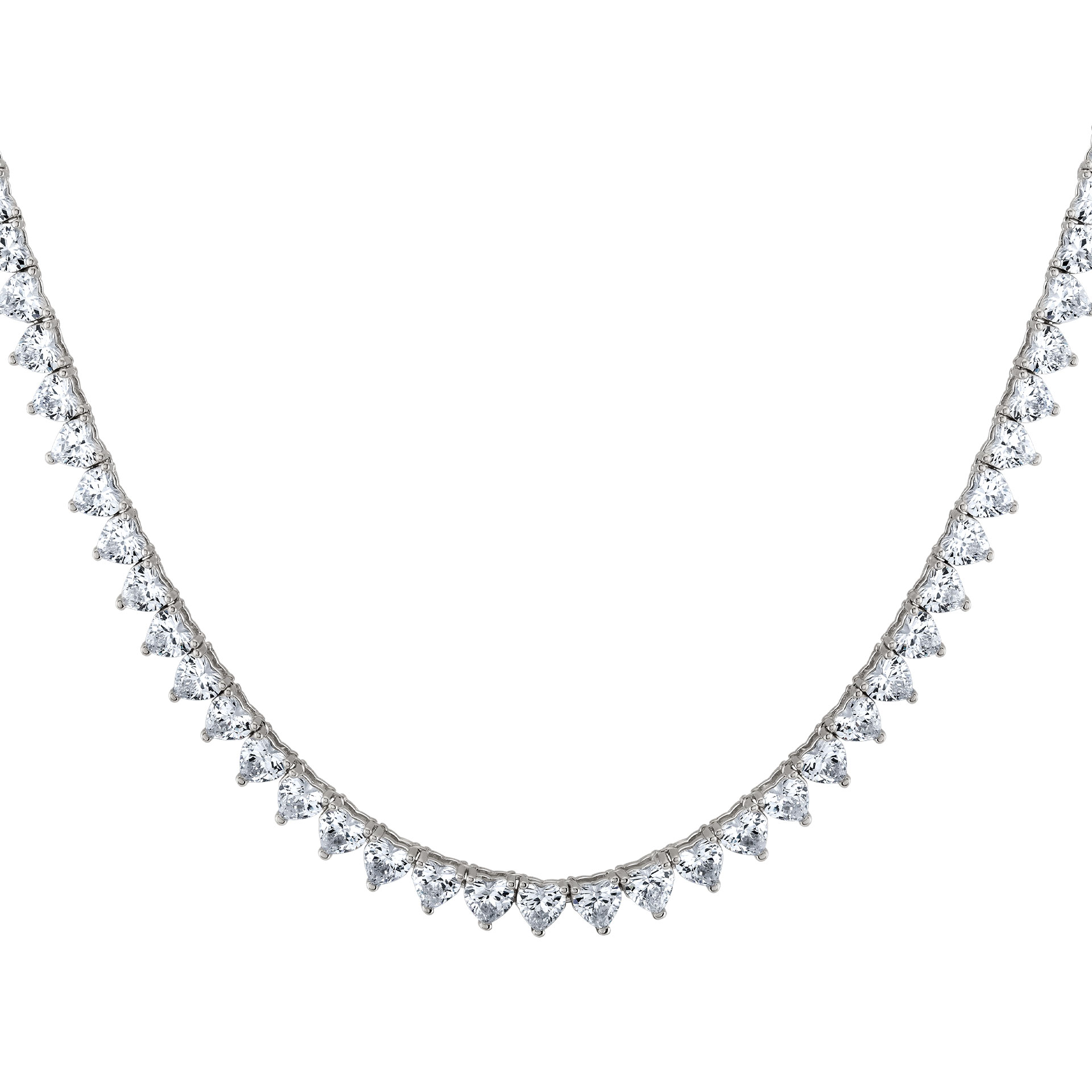 Party Tennis Heart Necklace