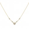 Fun Heart & Pearls Necklace