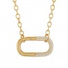 Bold Daily Oval Necklace