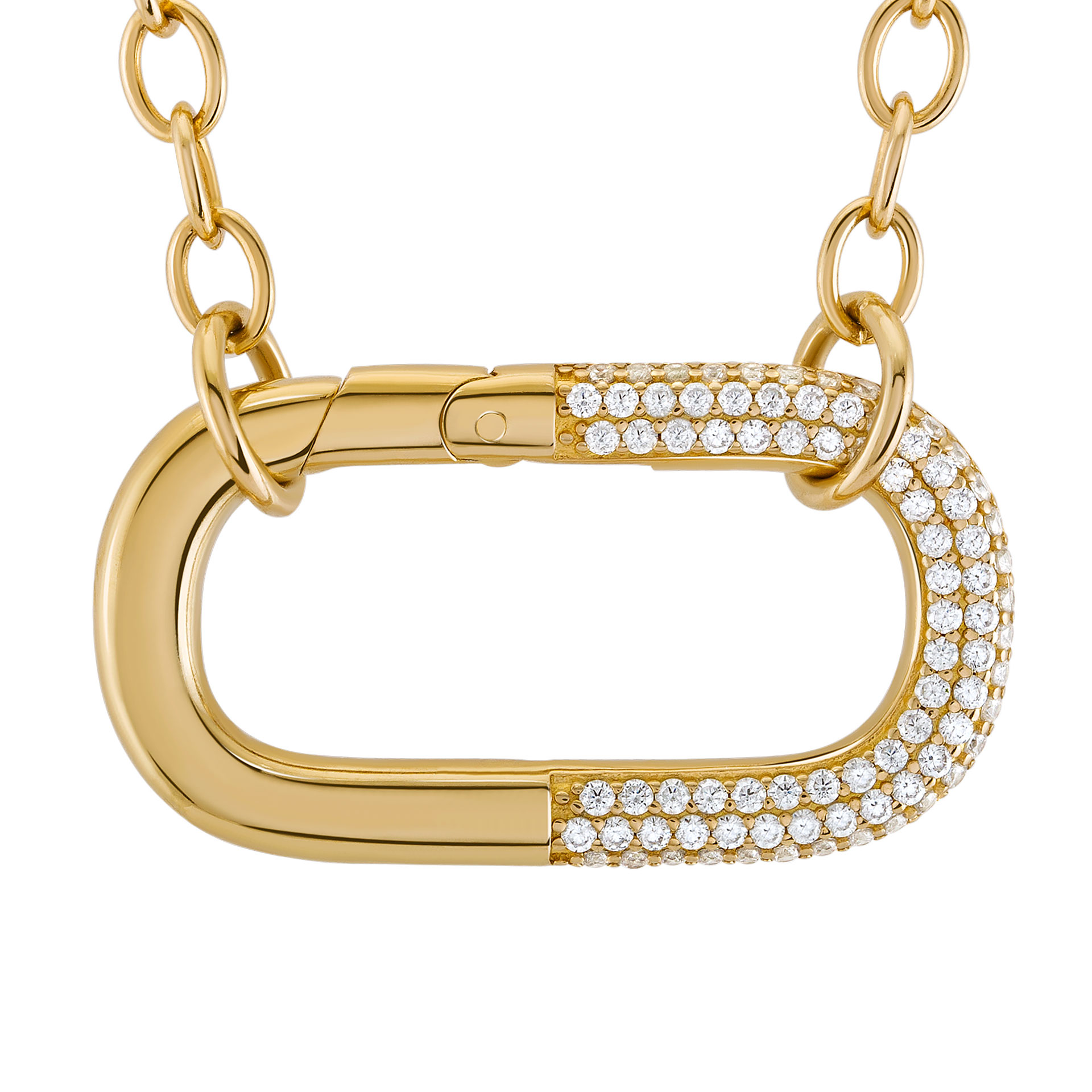 Bold Daily Oval Necklace