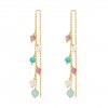 Fun Colorful Stones Earrings