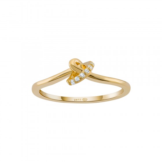 Anillo Classy Knot Golden