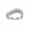 Anillo Classy Shiny Wave Silver