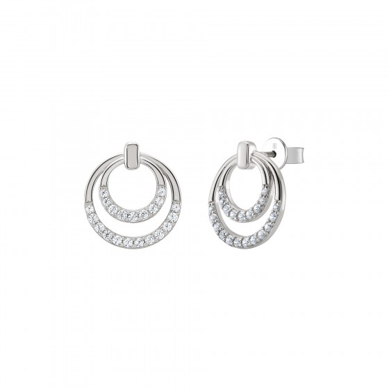 Brincos Classy Circles Silver