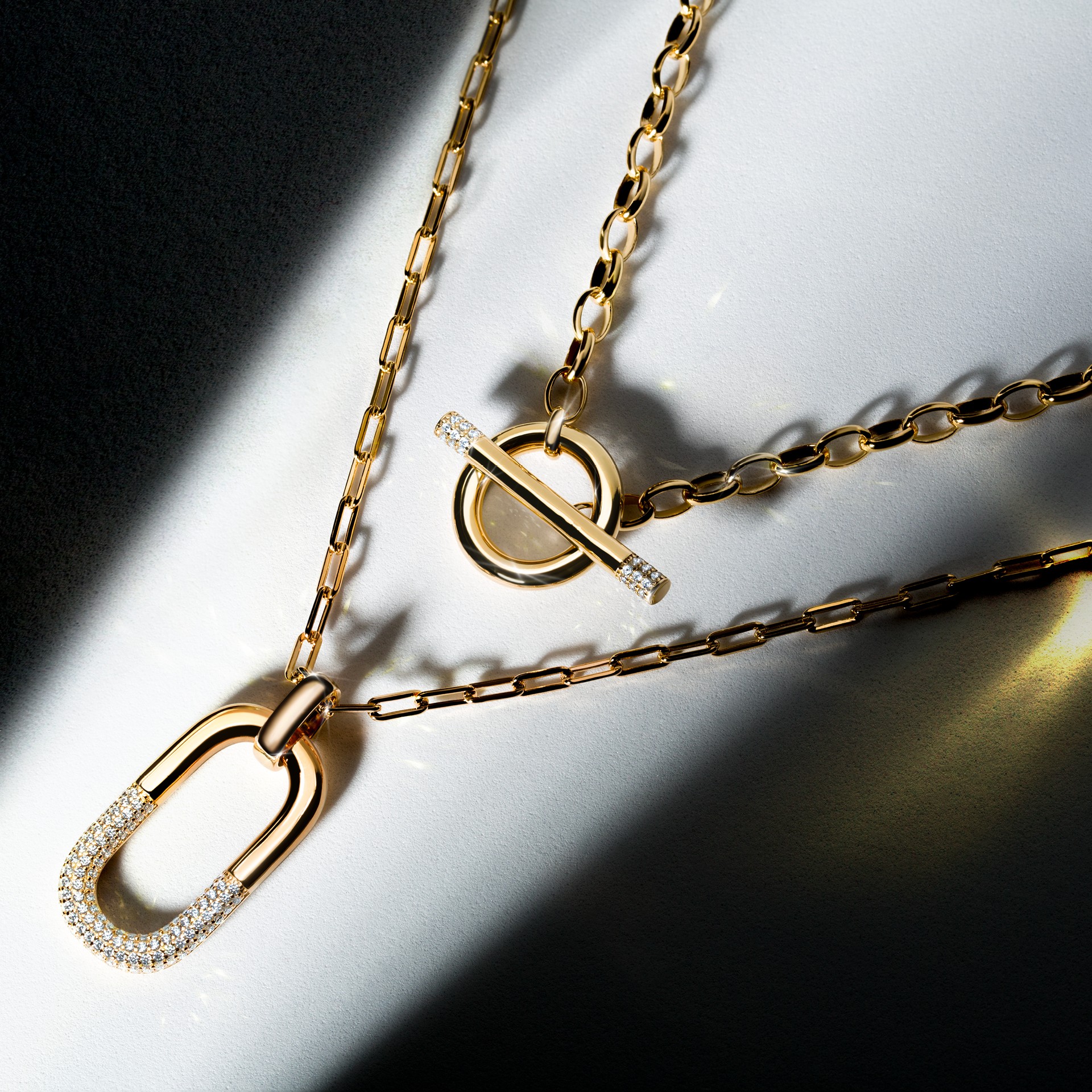 Bold Daily Oval Long Necklace