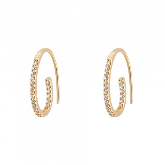 Classy Open Circular Hoops