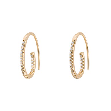 Classy Open Circular Hoops