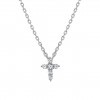 Colar Classy Cross Silver