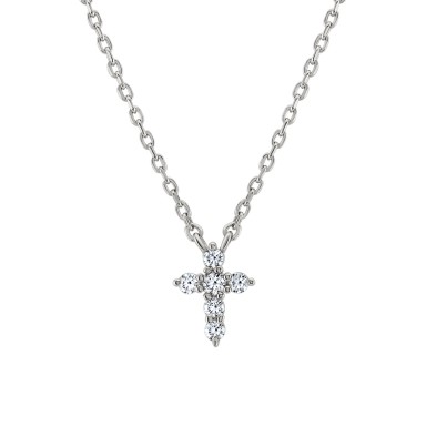 Colar Classy Cross Silver