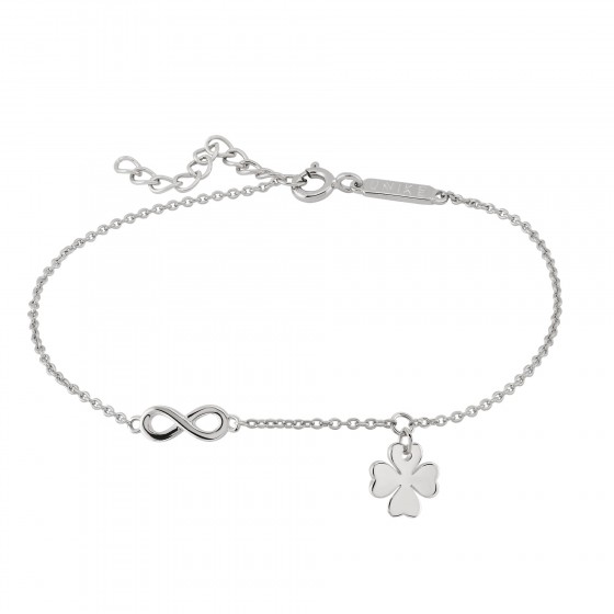 Pulseira Classy Infinity Luck Silver