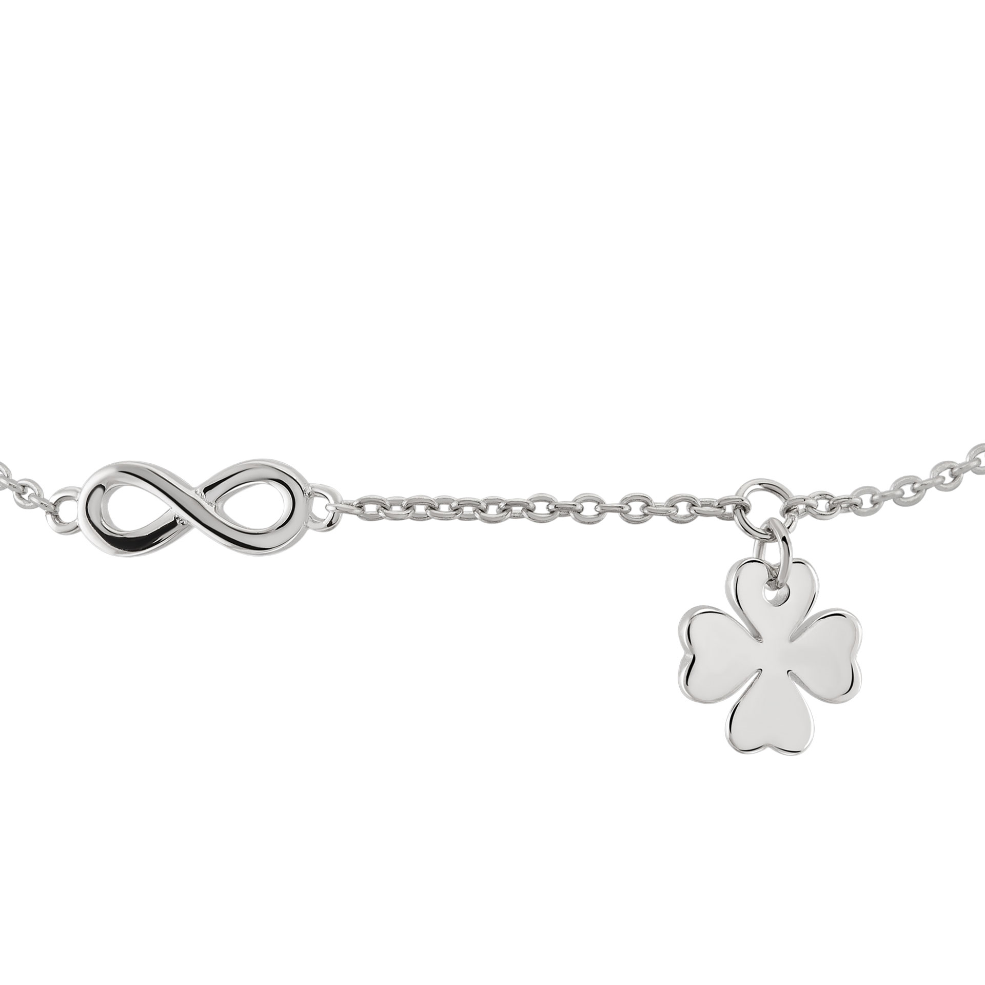 Pulseira Classy Infinity Luck Silver