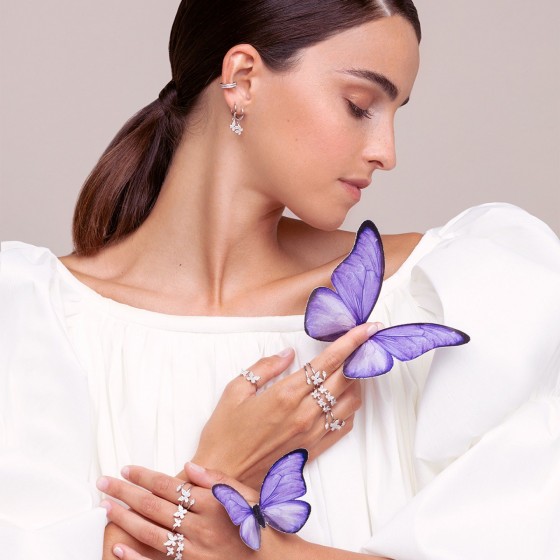 Matchy Two Butterflies Ring