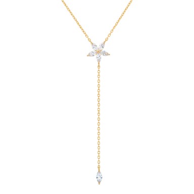 Matchy Navete Flower Necklace