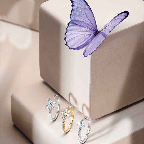 Matchy Navete Butterfly Ring