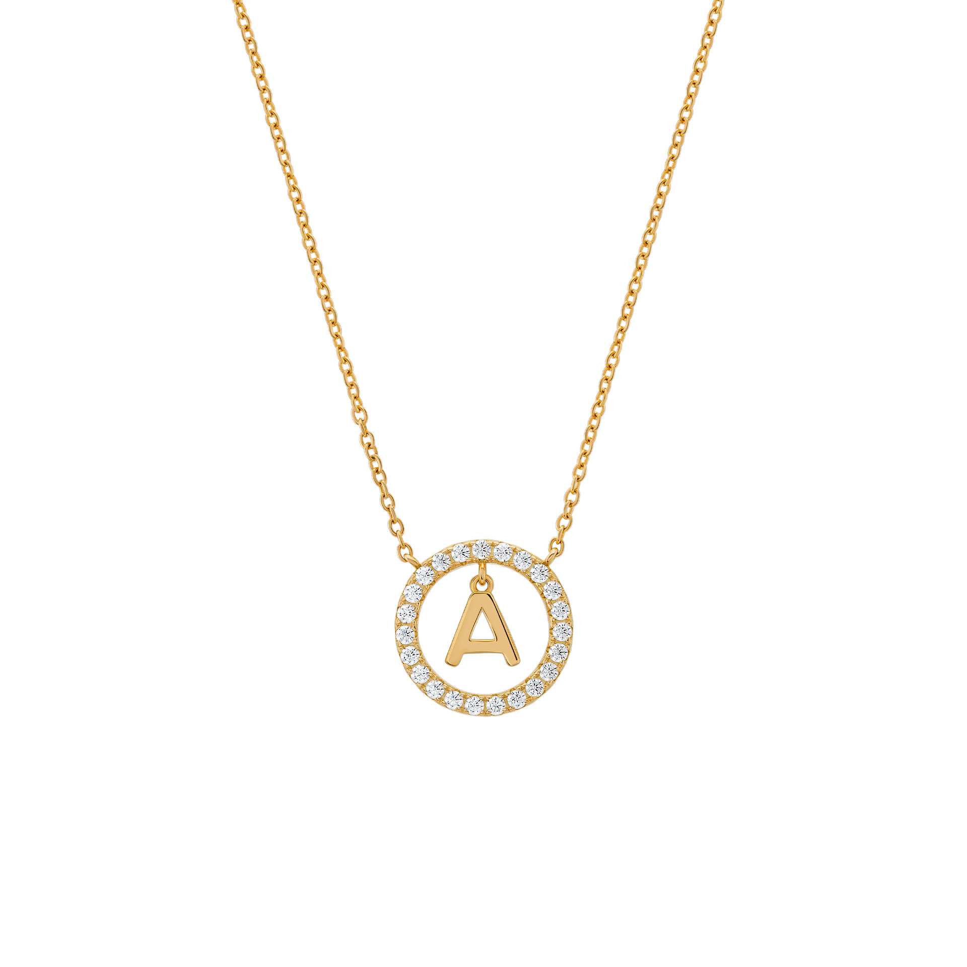 Letter A Necklace