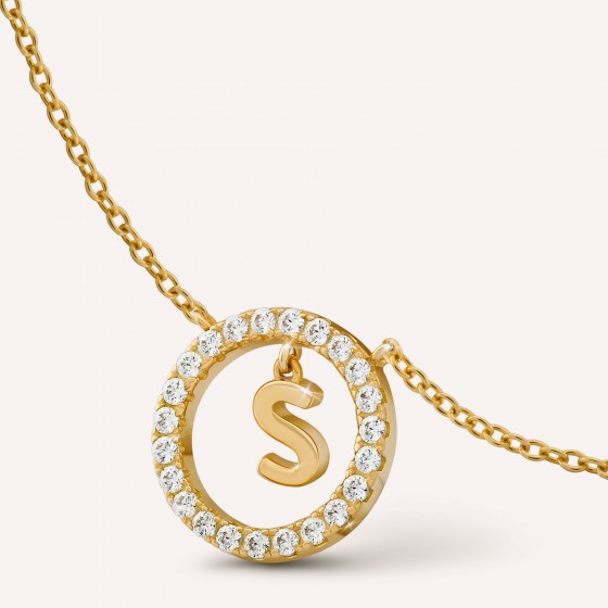 Classy Letter S Necklace