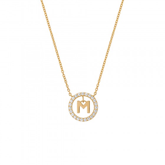 Collar Classy Letter M