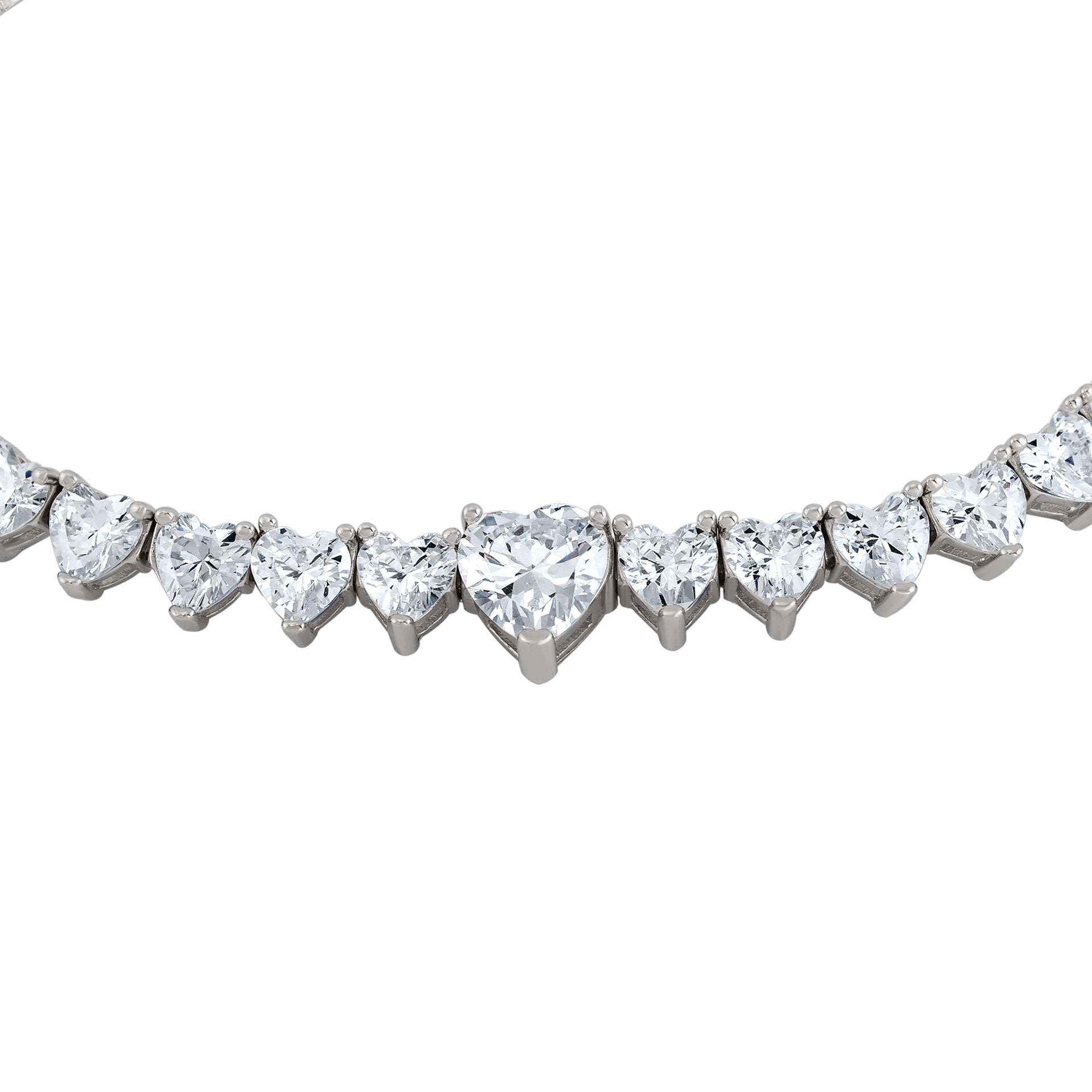 Party Tennis Heart Bracelet