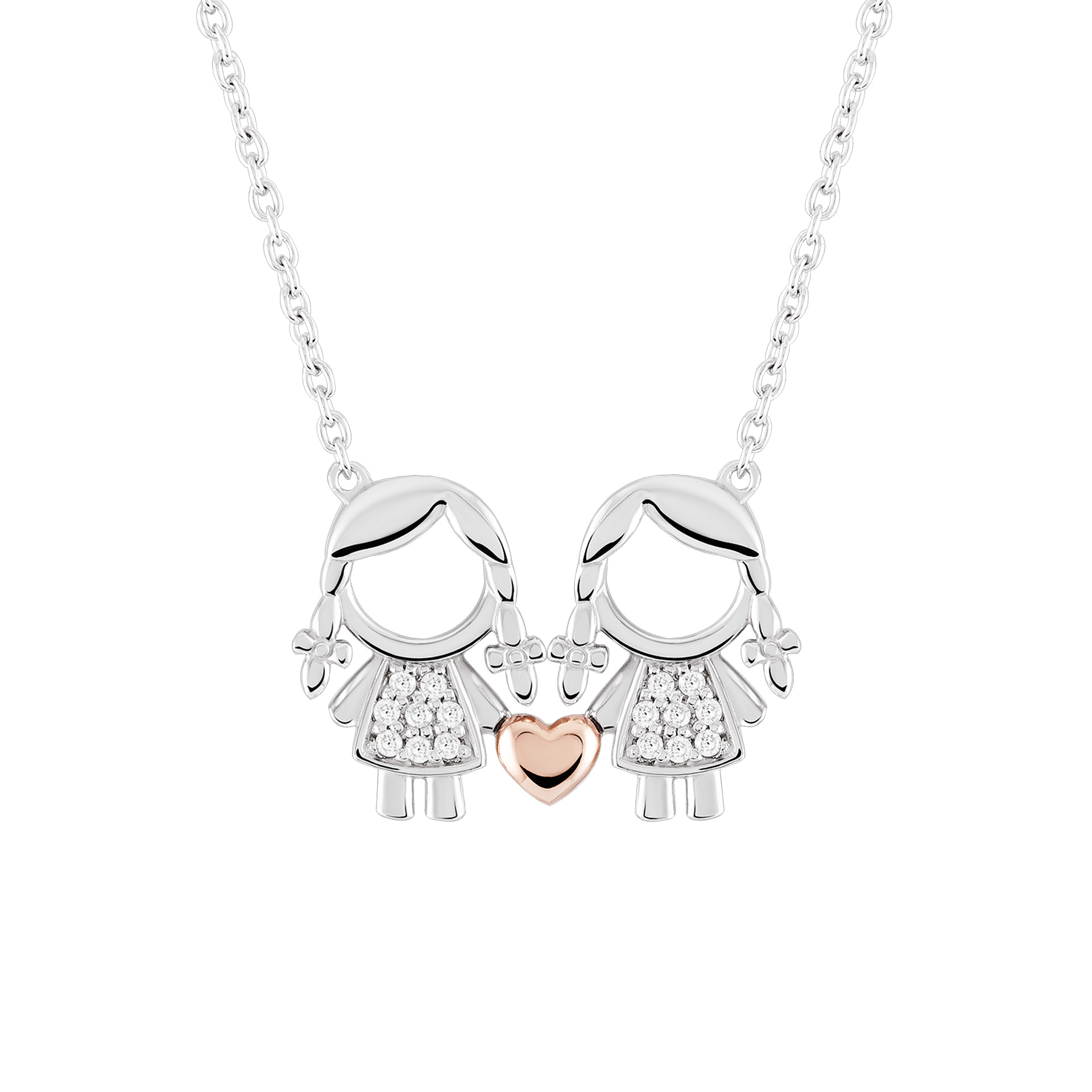 Mum 2 Girls Necklace