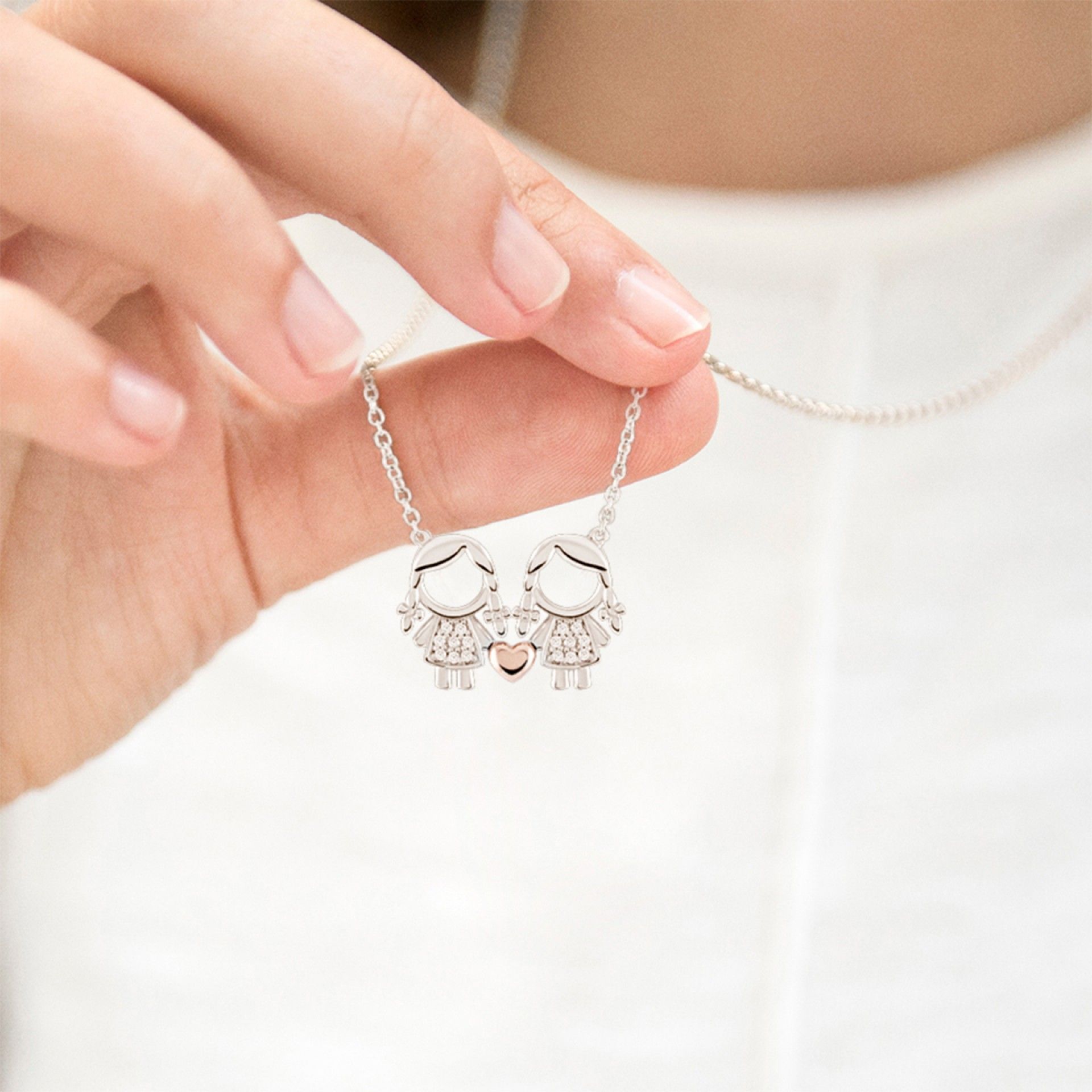 Mum 2 Girls Necklace