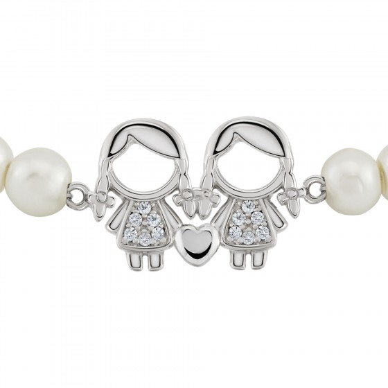 Pulseira Mum Girl & Girl Pearls